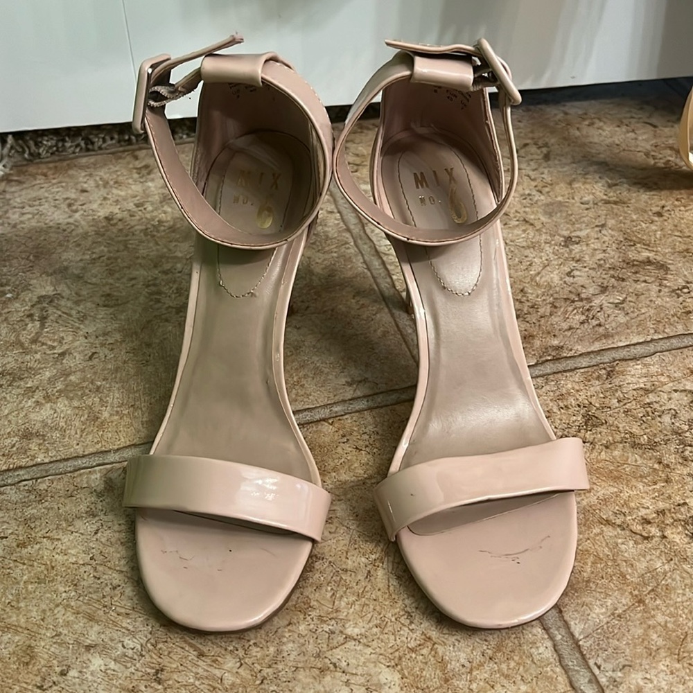 Strappy Nude Heels